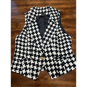 Sunny Taylor’ houndstooth vest vintage size 12